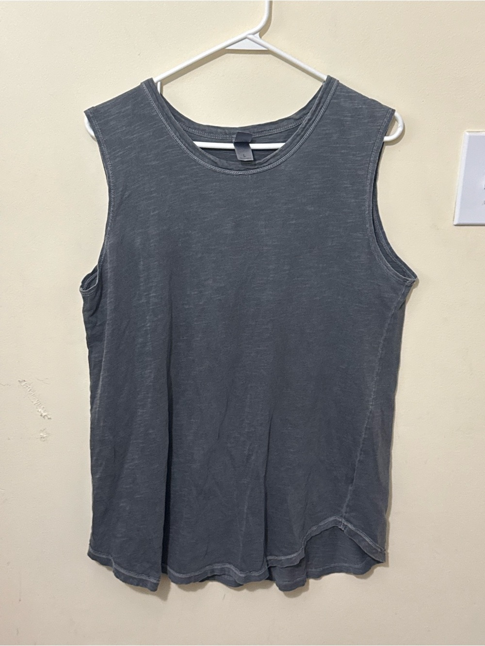 Alternative Washed Charcoal Tank Top